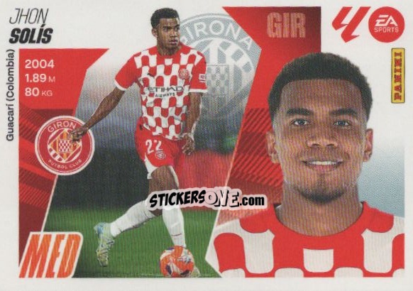 Cromo Solis (11) - LaLiga 2025-2026
 n. 292 - Panini