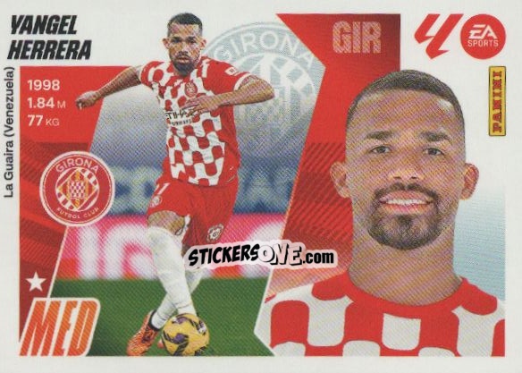 Sticker Yangel Herrera (14) - LaLiga 2025-2026
 n. 295 - Panini