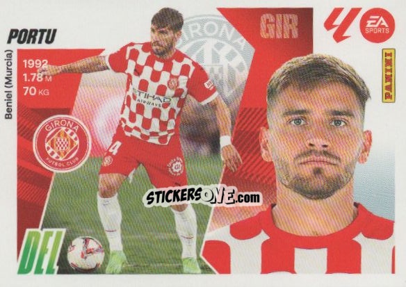 Cromo Portu (18A) - LaLiga 2025-2026
 n. 299 - Panini