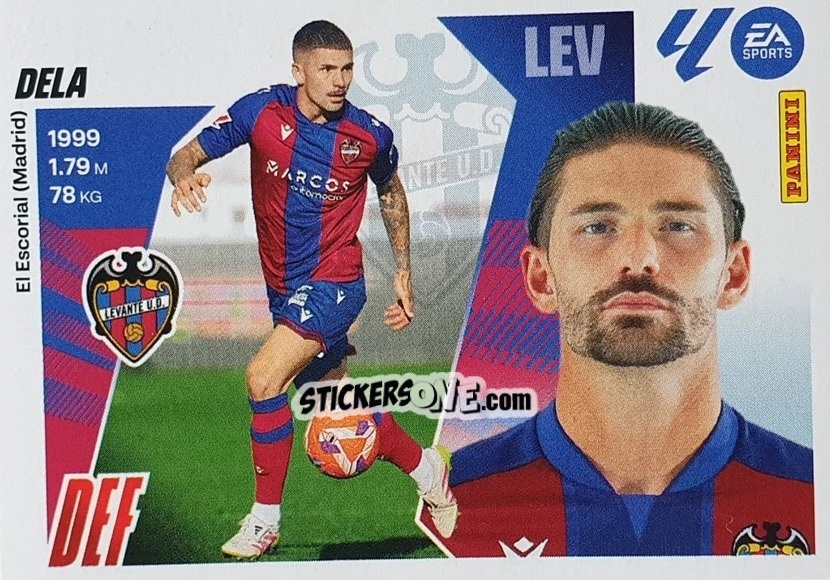 Figurina Dela (6) - LaLiga 2025-2026
 n. 316 - Panini