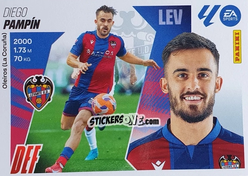 Figurina Pampín (10) - LaLiga 2025-2026
 n. 320 - Panini
