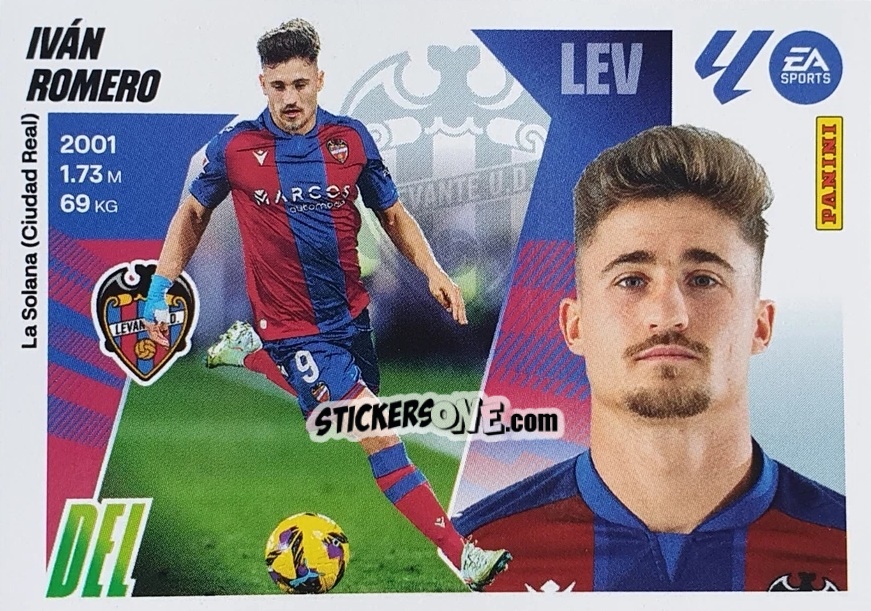 Figurina Iván Romero (17) - LaLiga 2025-2026
 n. 327 - Panini