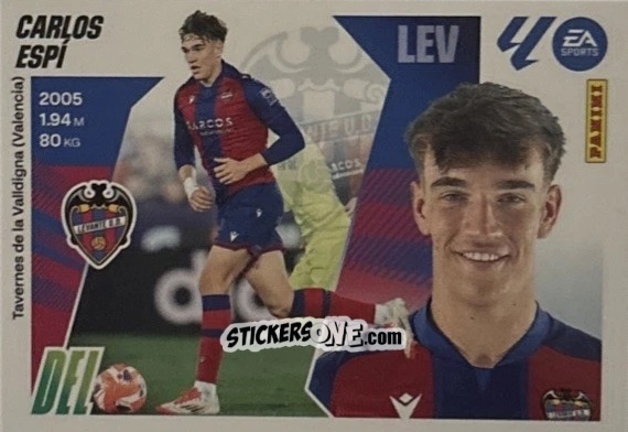 Figurina Carlos Espí (19A) - LaLiga 2025-2026
 n. 329 - Panini