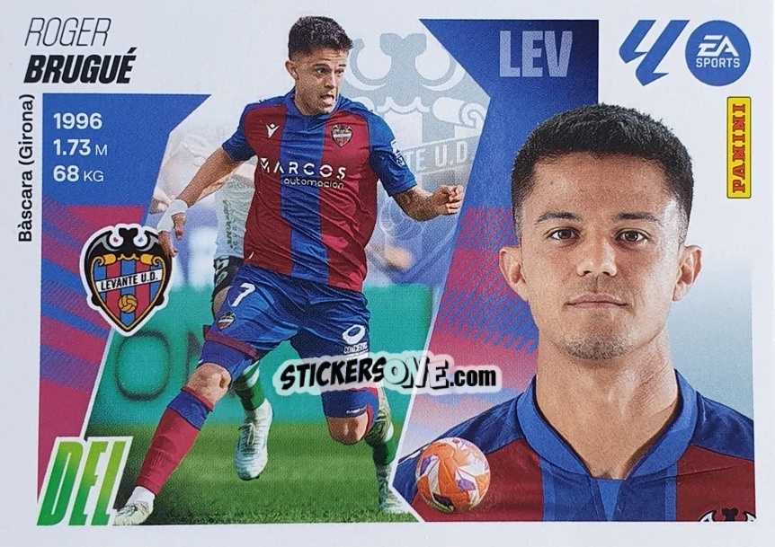 Figurina Brugué (20) - LaLiga 2025-2026
 n. 331 - Panini