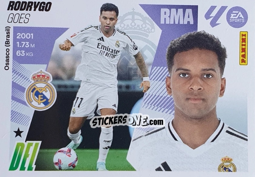 Figurina Rodrygo (18) - LaLiga 2025-2026
 n. 360 - Panini