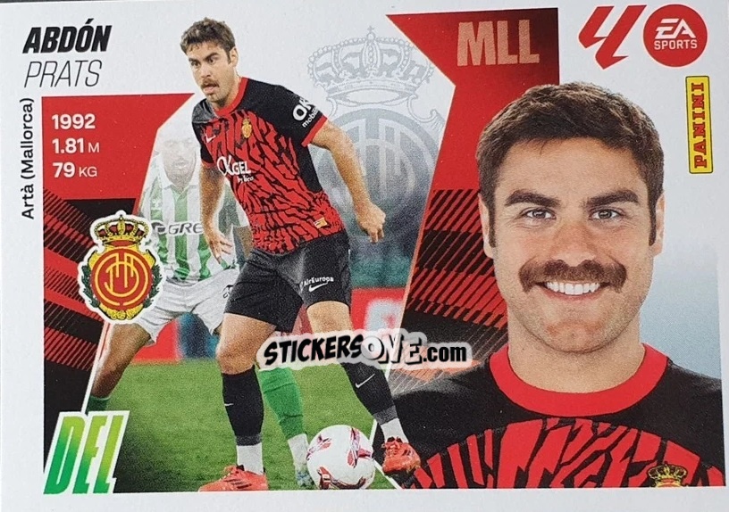 Figurina Abdón (20A) - LaLiga 2025-2026
 n. 391 - Panini