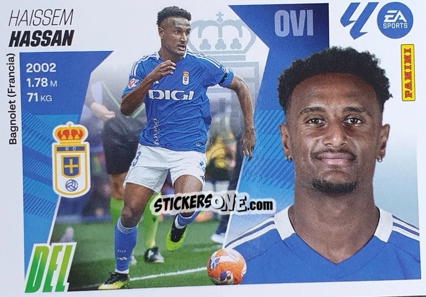 Cromo Hassan (17) - LaLiga 2025-2026
 n. 448 - Panini