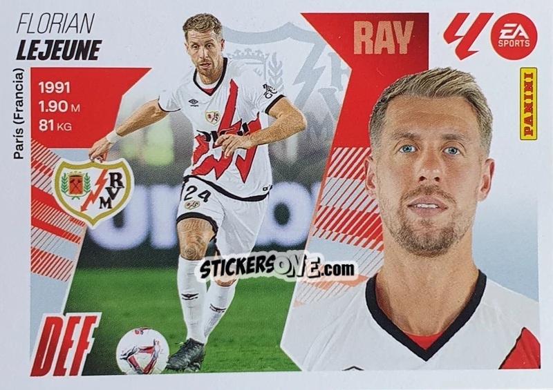 Figurina Lejeune (7) - LaLiga 2025-2026
 n. 467 - Panini