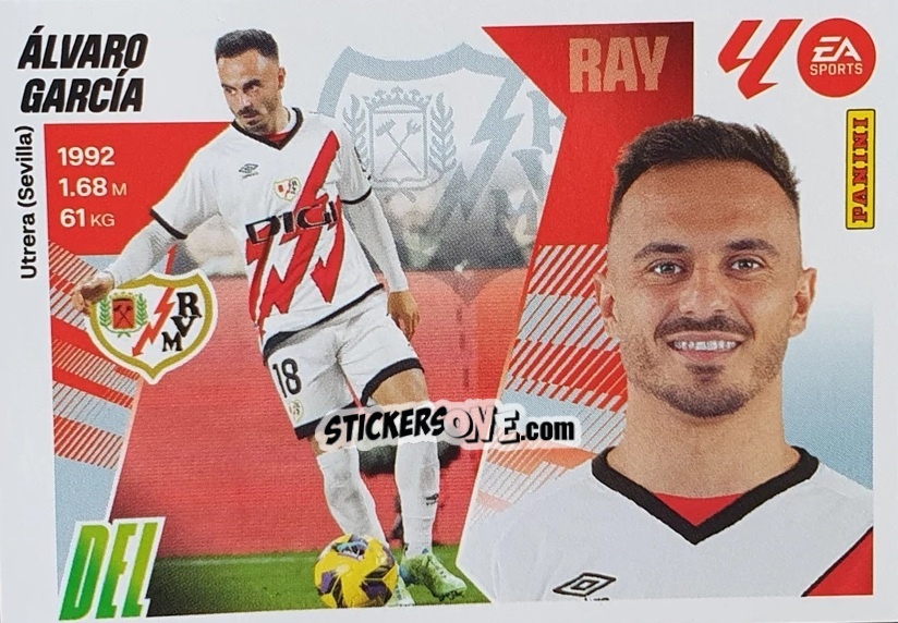 Figurina Álvaro García (19) - LaLiga 2025-2026
 n. 480 - Panini