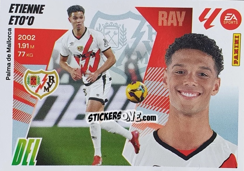 Figurina Etienne Eto'o (20) - LaLiga 2025-2026
 n. 481 - Panini