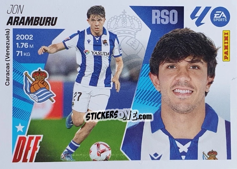 Cromo Aramburu (5A) - LaLiga 2025-2026
 n. 495 - Panini