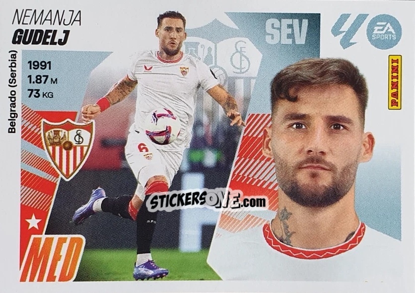 Sticker Gudelj (11) - LaLiga 2025-2026
 n. 532 - Panini