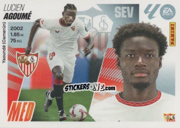 Sticker Agoumé (13) - LaLiga 2025-2026
 n. 534 - Panini