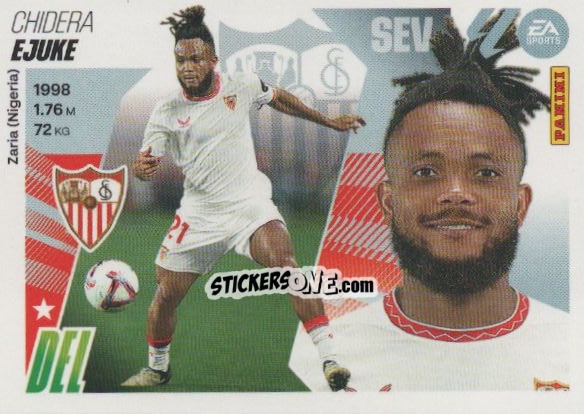 Figurina Ejuke (17) - LaLiga 2025-2026
 n. 538 - Panini