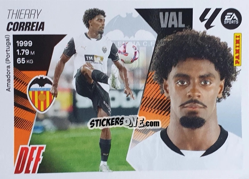 Sticker Correia (5A) - LaLiga 2025-2026
 n. 555 - Panini
