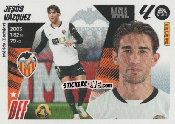 Cromo Jesús Vázquez (9B) - LaLiga 2025-2026
 n. 561 - Panini