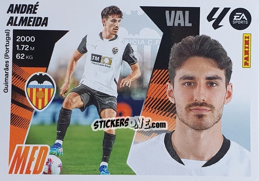 Cromo André Almeida (14) - LaLiga 2025-2026
 n. 566 - Panini