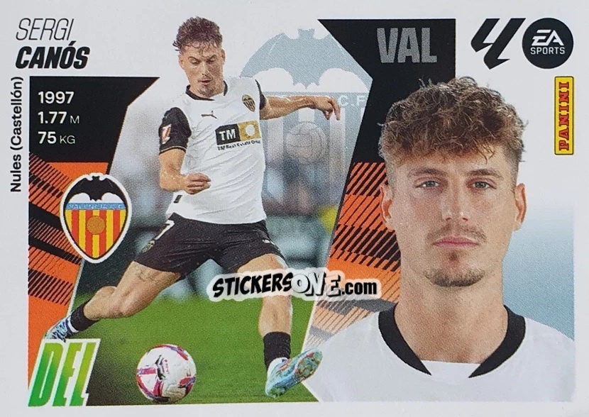 Sticker Canós (17) - LaLiga 2025-2026
 n. 569 - Panini