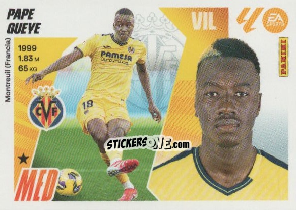 Cromo Pape Gueye (12) - LaLiga 2025-2026
 n. 592 - Panini