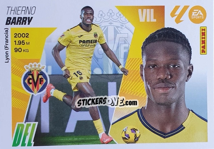 Sticker Barry (20) - LaLiga 2025-2026
 n. 600 - Panini