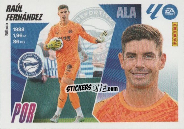Figurina Raúl Fernández (4Bis) - LaLiga 2025-2026
 n. 21 - Panini