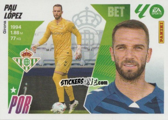 Figurina Pau López (3) - LaLiga 2025-2026
 n. 133 - Panini