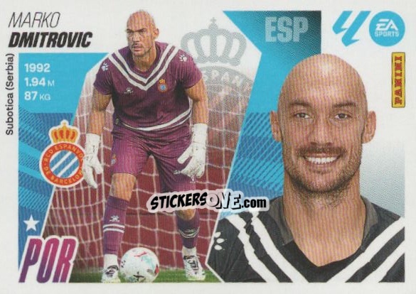 Figurina Dmitrovic (3) - LaLiga 2025-2026
 n. 223 - Panini
