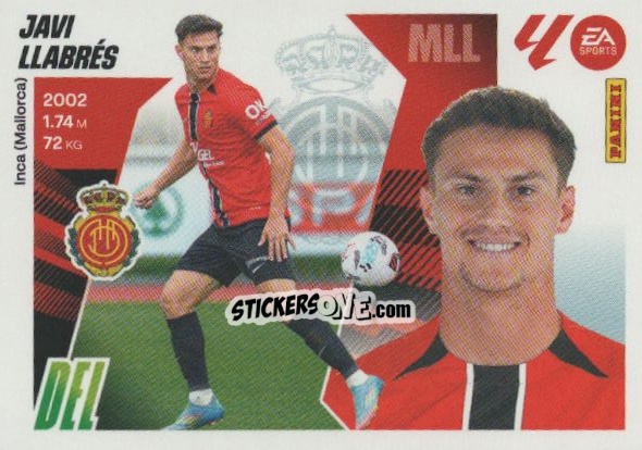 Figurina Javi Llabrés (17Bis) - LaLiga 2025-2026
 n. 395 - Panini
