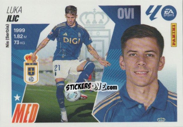 Cromo Ilic (15) - LaLiga 2025-2026
 n. 445 - Panini