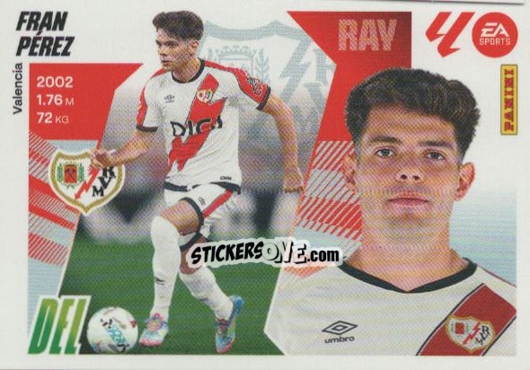 Figurina Fran Pérez (20Bis) - LaLiga 2025-2026
 n. 484 - Panini