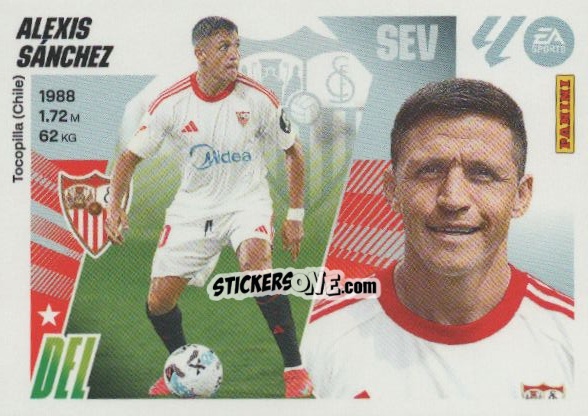 Figurina Alexis Sánchez (18Bis) - LaLiga 2025-2026
 n. 546 - Panini