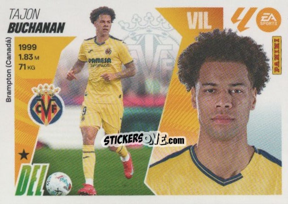 Sticker Buchanan (20Bis) - LaLiga 2025-2026
 n. 601 - Panini