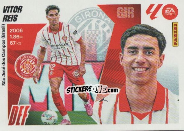 Cromo Vitor Reis (28) - Girona F - LaLiga 2025-2026
 n. 708 - Panini