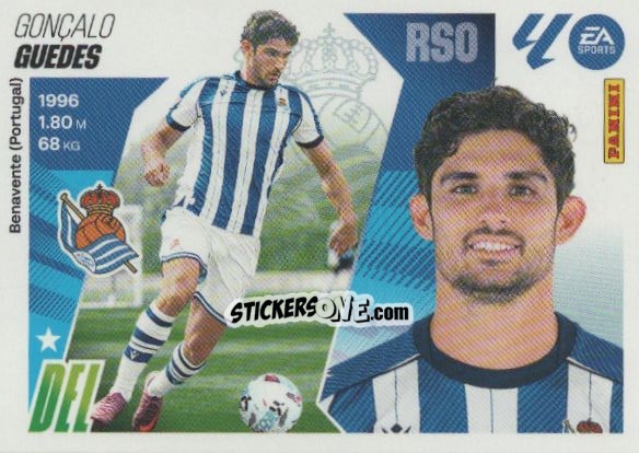 Cromo Guedes (36) - Real Sociedad - LaLiga 2025-2026
 n. 716 - Panini