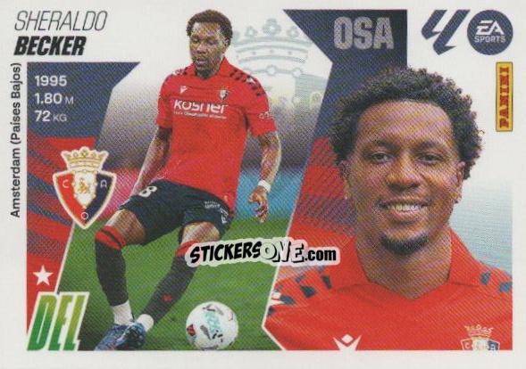 Figurina Becker (48) - C.A. Osasuna - LaLiga 2025-2026
 n. 728 - Panini