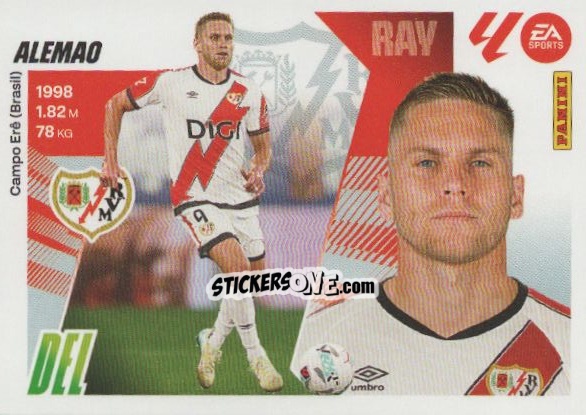 Figurina Alemão (56) - Rayo Vallecano - LaLiga 2025-2026
 n. 736 - Panini