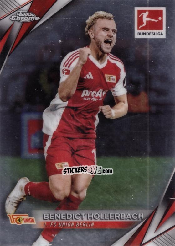 Figurina Benedict Hollerbach - Bundesliga Chrome 2024-2025 n. 11 - Topps