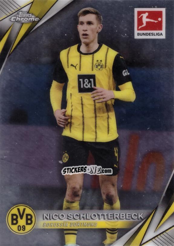 Sticker Nico Schlotterbeck - Bundesliga Chrome 2024-2025 n. 23 - Topps