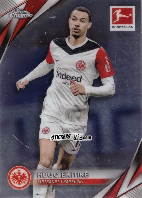 Figurina Hugo Ekitike - Bundesliga Chrome 2024-2025 n. 34 - Topps