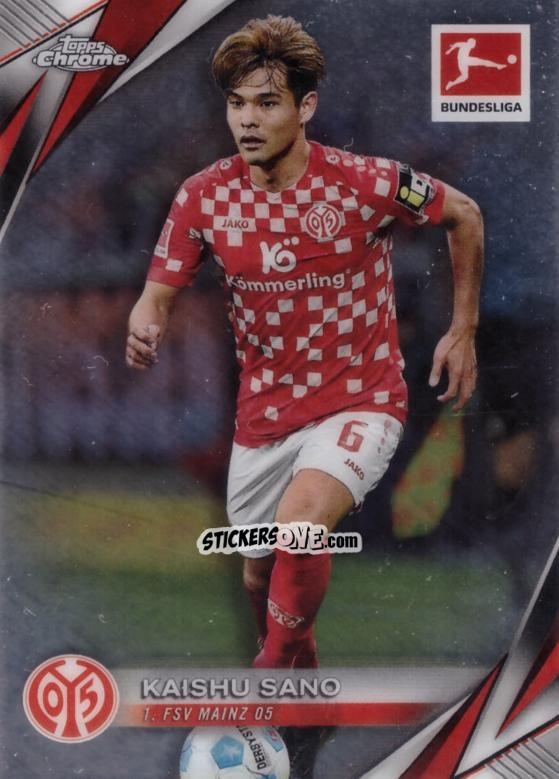 Figurina Kaishu Sano - Bundesliga Chrome 2024-2025 n. 69 - Topps
