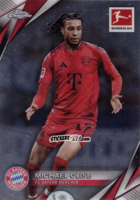 Sticker Michael Olise - Bundesliga Chrome 2024-2025 n. 82 - Topps