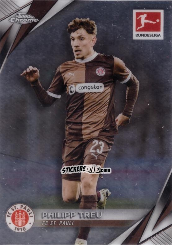 Figurina Philipp Treu - Bundesliga Chrome 2024-2025 n. 86 - Topps