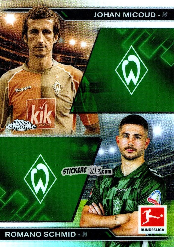 Figurina Romano Schmid / Johan Micoud - Bundesliga Chrome 2024-2025 n. HIN-11 - Topps