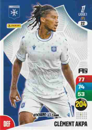 Cromo Clément Akpa - Ligue 1 2025-2026. Adrenalyn XL
 n. 22 - Panini