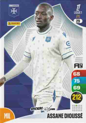 Cromo Assane Dioussé - Ligue 1 2025-2026. Adrenalyn XL
 n. 29 - Panini