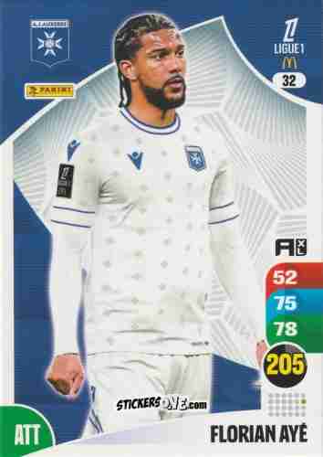 Cromo Florian Ayé - Ligue 1 2025-2026. Adrenalyn XL
 n. 32 - Panini