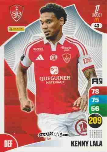 Figurina Kenny Lala - Ligue 1 2025-2026. Adrenalyn XL
 n. 43 - Panini