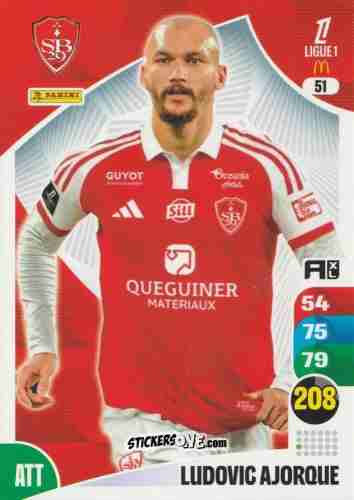 Cromo Ludovic Ajorque - Ligue 1 2025-2026. Adrenalyn XL
 n. 51 - Panini