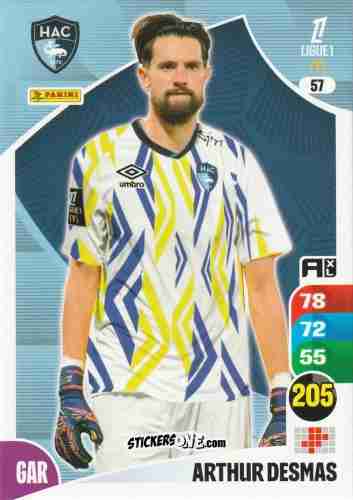 Sticker Arthur Desmas - Ligue 1 2025-2026. Adrenalyn XL
 n. 57 - Panini
