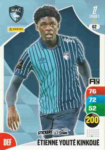Cromo Étienne Youte Kinkoue - Ligue 1 2025-2026. Adrenalyn XL
 n. 62 - Panini